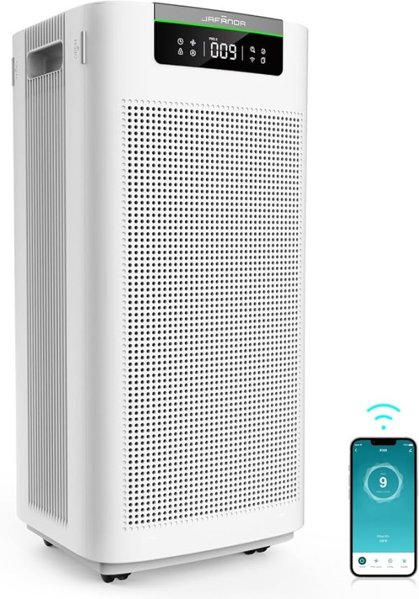 Morenvira Air Purifier - 3800 ft² Coverage, APP & Alexa